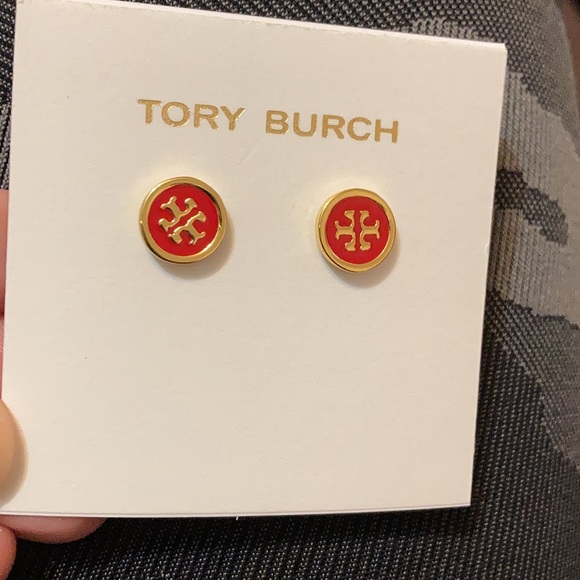 Tory Burch Jewelry - ✨HP✨Tory Burch Small Logo Studs